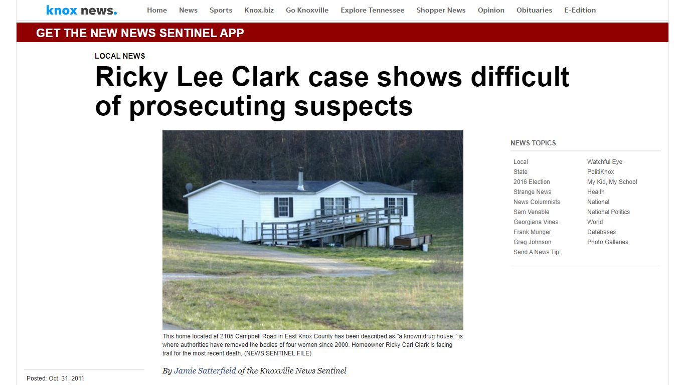 Ricky Lee Clark case shows difficult of prosecuting suspects